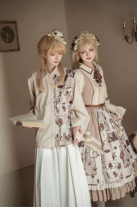 【受注予約~11/15】Seed Catalogue ワンピース・ジャンパースカート・ブラウス・フルセット【LiYou】