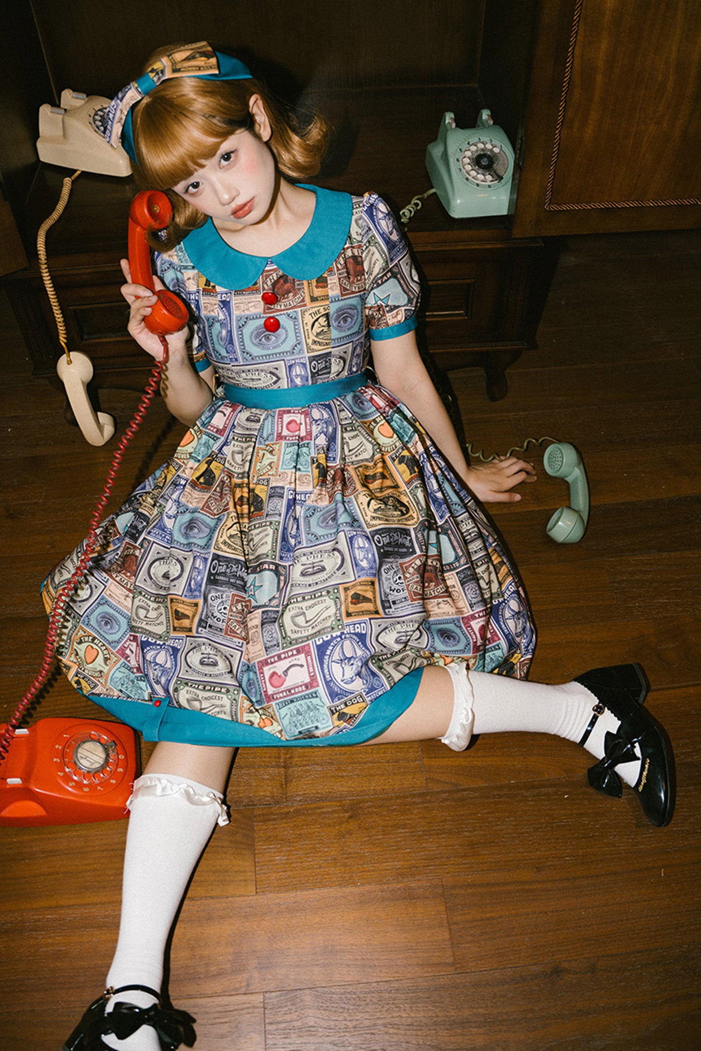 Antique Labels ワンピース【Miss Cube】