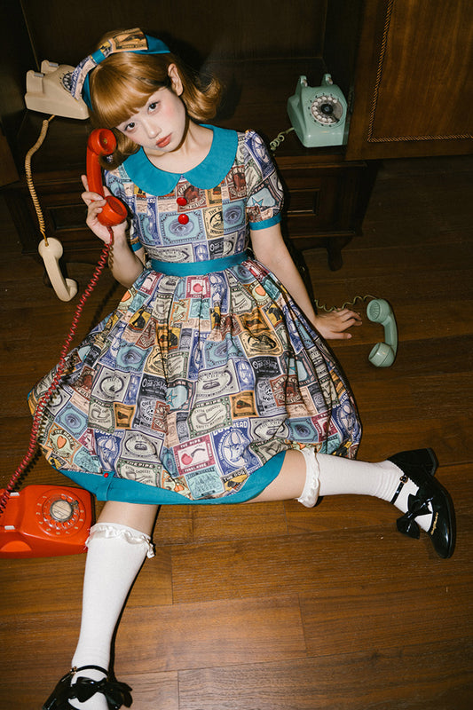 Antique Labels ワンピース【Miss Cube】