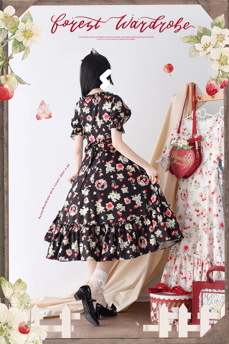 Early Summer Berry Picture Book ワンピース(タイプ1)【Forest Wardrobe】