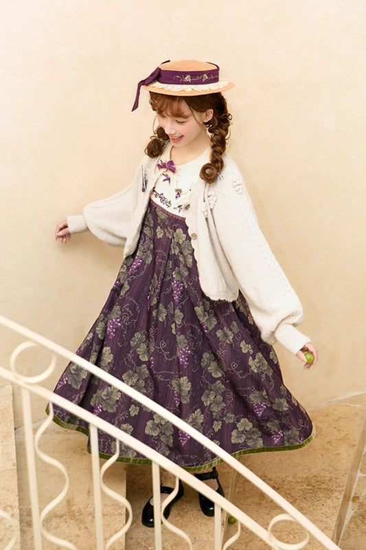 【受注予約~8/7】ロワールのブドウ園5.0 カーディガン【仲夏物語】