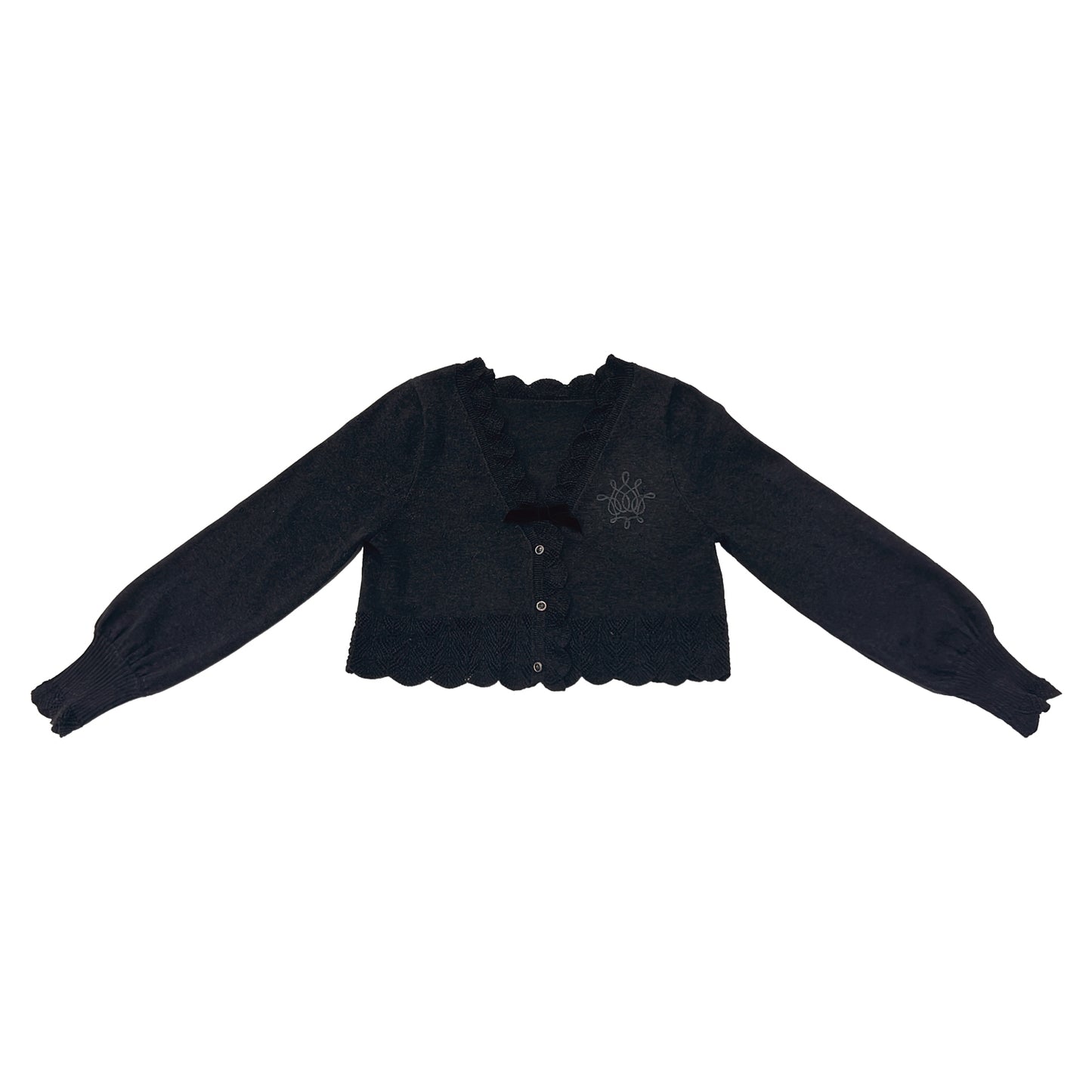 【受注予約~10/7】Laiya Academy カーディガン【iris de nuit】