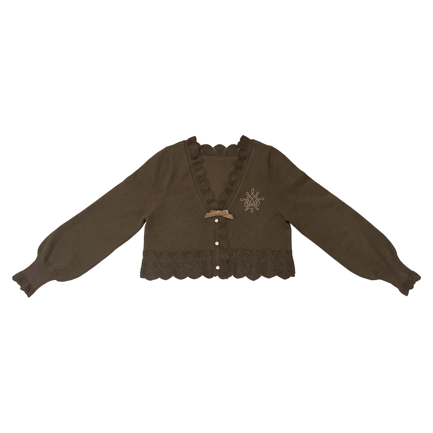 【受注予約~10/7】Laiya Academy カーディガン【iris de nuit】