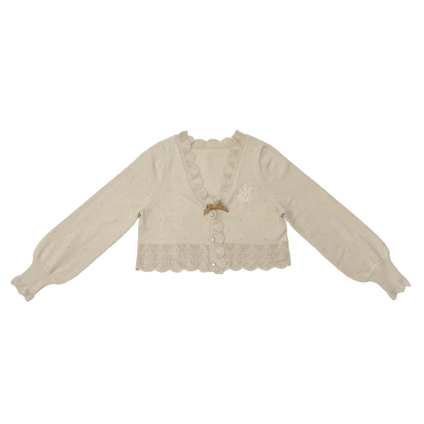 【受注予約~10/7】Laiya Academy カーディガン【iris de nuit】