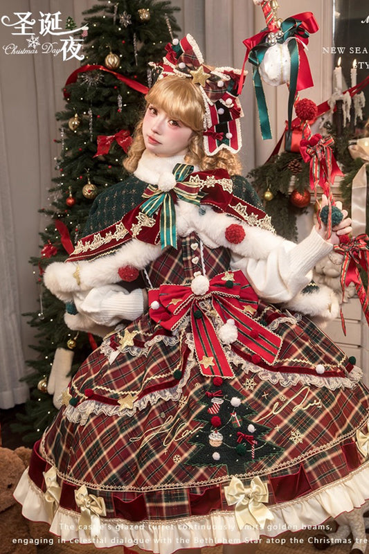 【受注予約~10/28】Christmas Eve ケープ【花与珍珠匣】