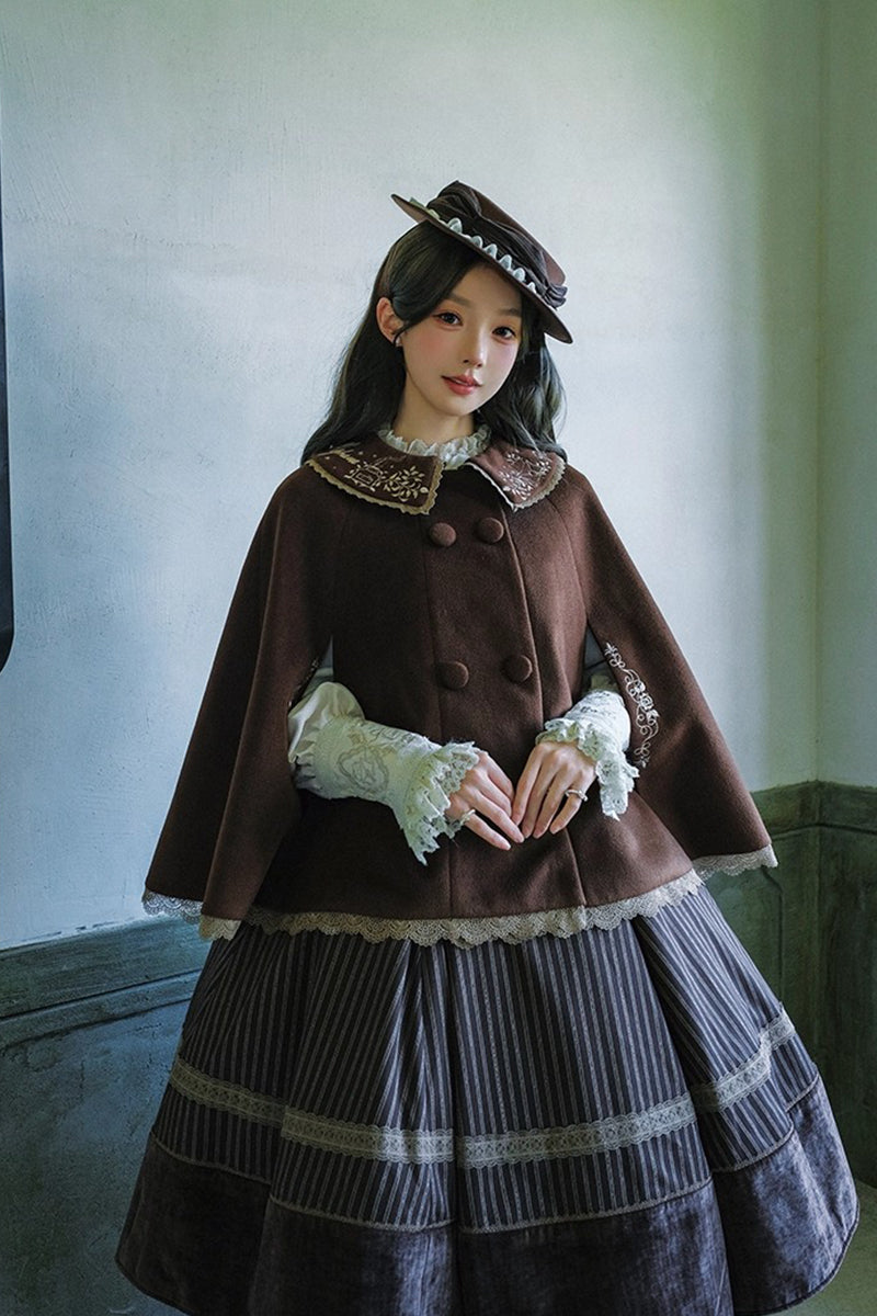 【受注予約~10/30】Austen's Letters ケープ・刺繍トップス【NDC】