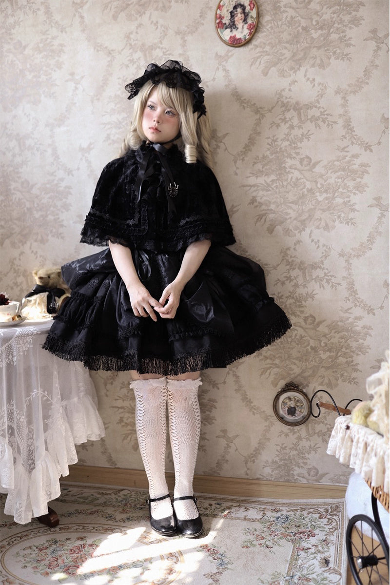 【受注予約~12/11】月光蜘蛛 ケープ・ボレロ【Moon River】