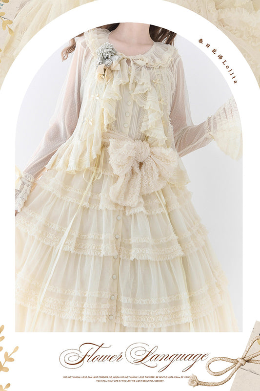 【受注予約~12/24】Lillian's Summer カーディガン(長袖)【Spring Flower Language】