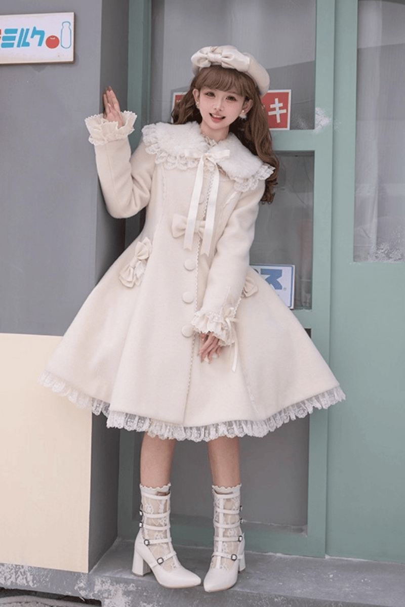 【受注予約~12/23】Race Doll ケープ・コート【花与珍珠匣】