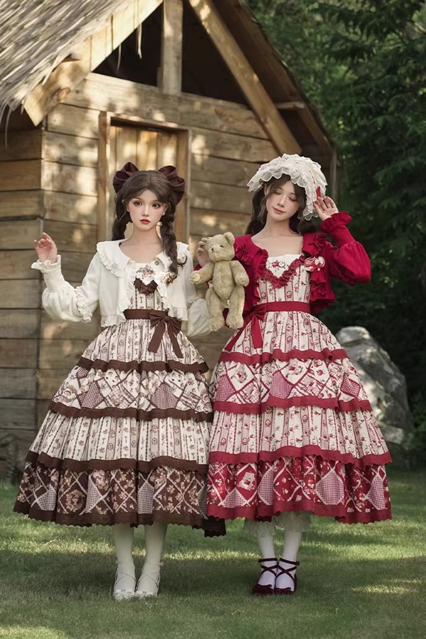 襟付きニットカーディガン【With Puji】