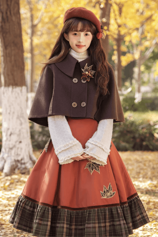 【受注予約~2/2】Vintage Clock ケープ・アクセサリー【Cyan】