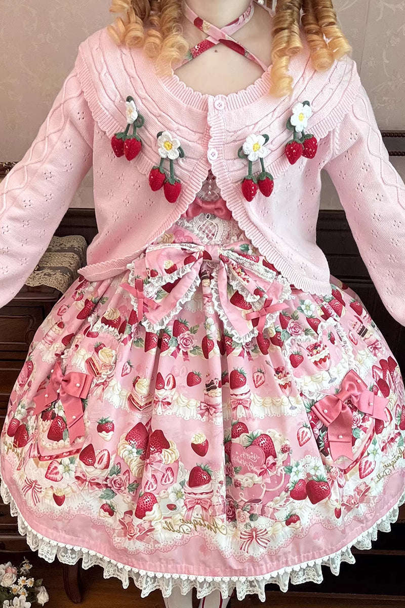Strawberry Blossom カーディガン【Antique Doll】