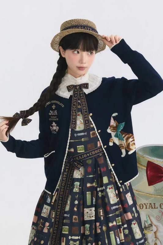 【受注予約~2/26】Chocolate カーディガン【YAMKAJO】