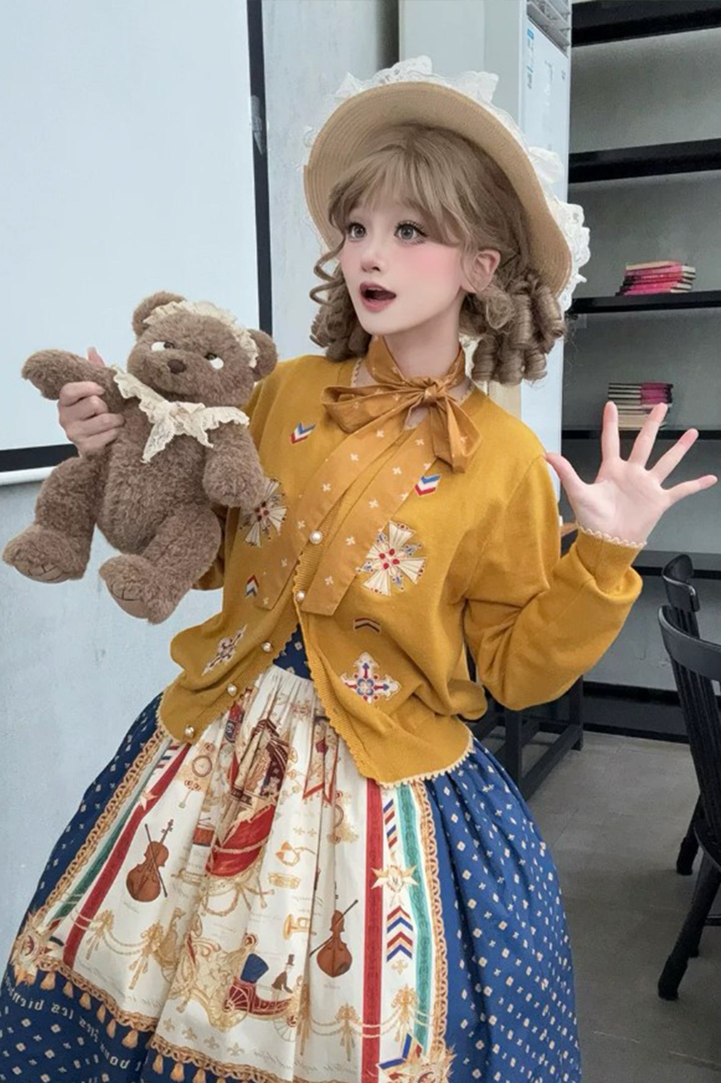 【受注予約~7/16】Starlit Opera House カーディガン【南十字宇宙洋服社】
