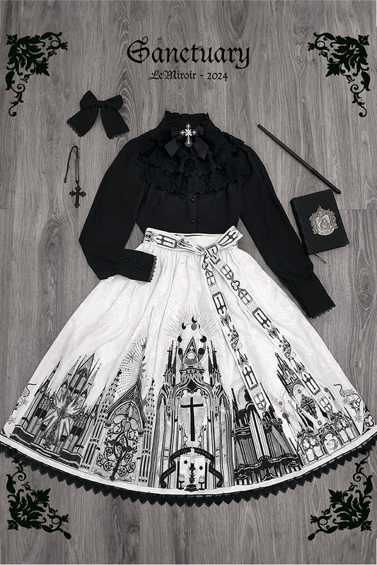 【受注予約~3/14】月夜の祈り スカート【Le Miroir】