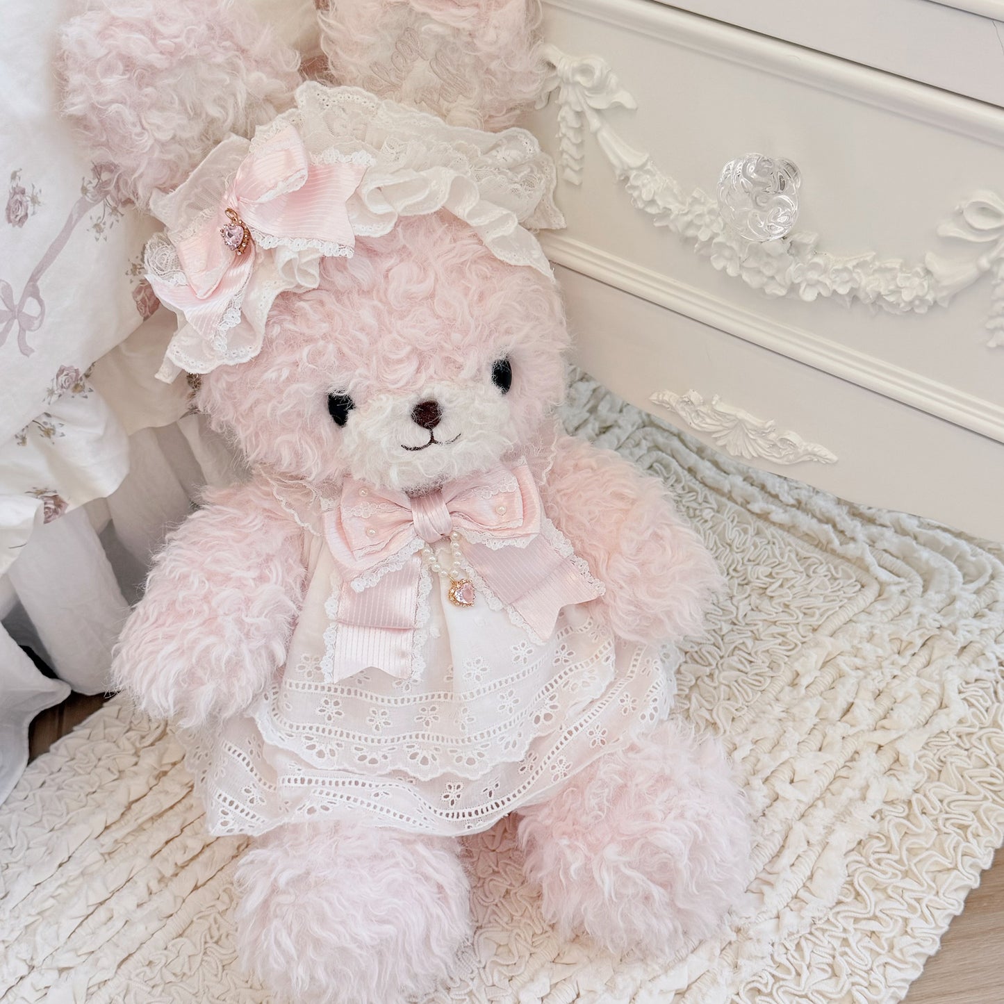 【受注予約~11/13】Rabbit Puff ぬいぐるみバッグ【Sheep Puff】