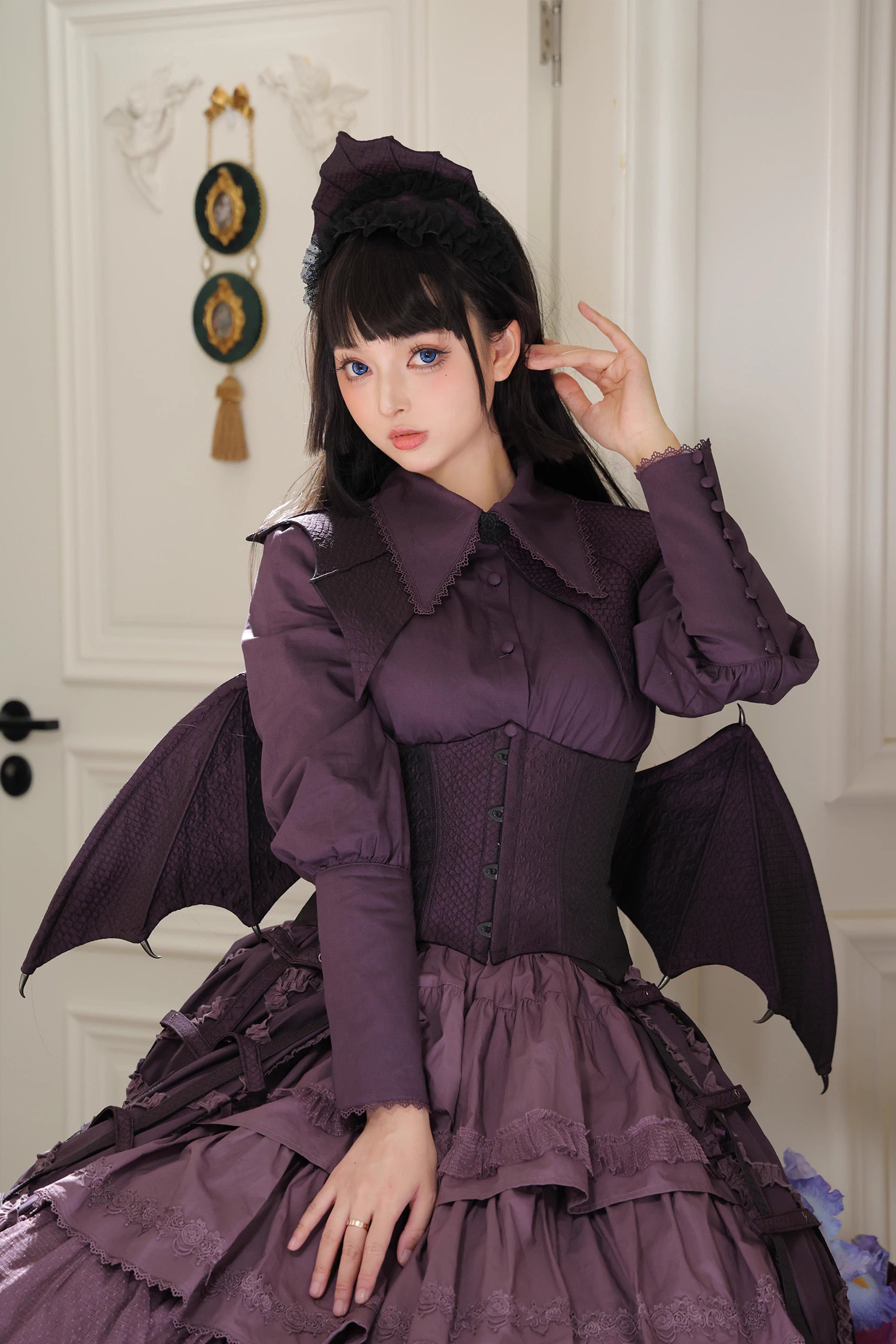 Epetice エペティス　伯爵　ハイウエストスカート　ブラック　ロリータ Epetice/エペティス على X: 