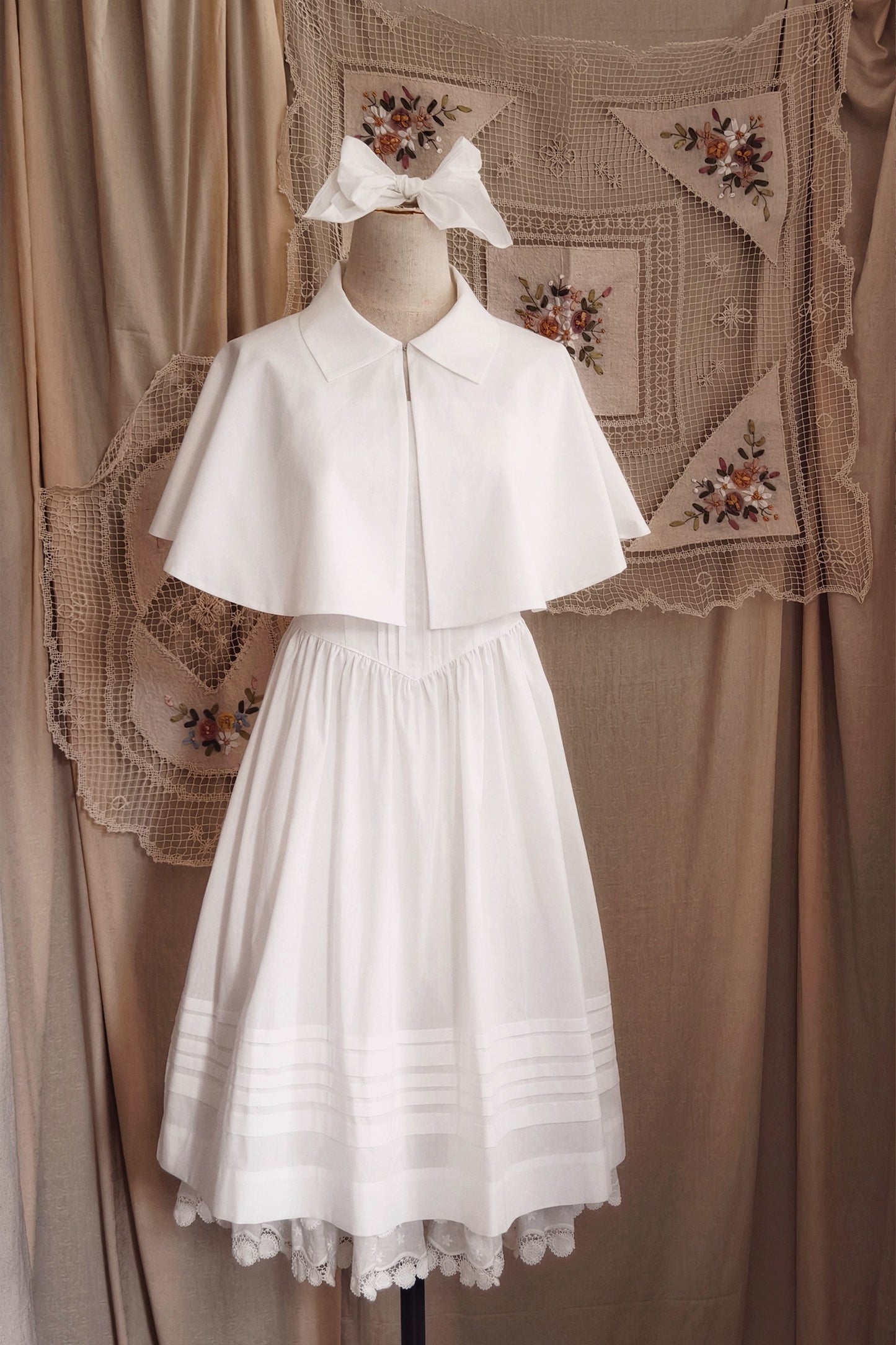 Birch Song エプロン(ロング丈・Mサイズ)【mukumuro】