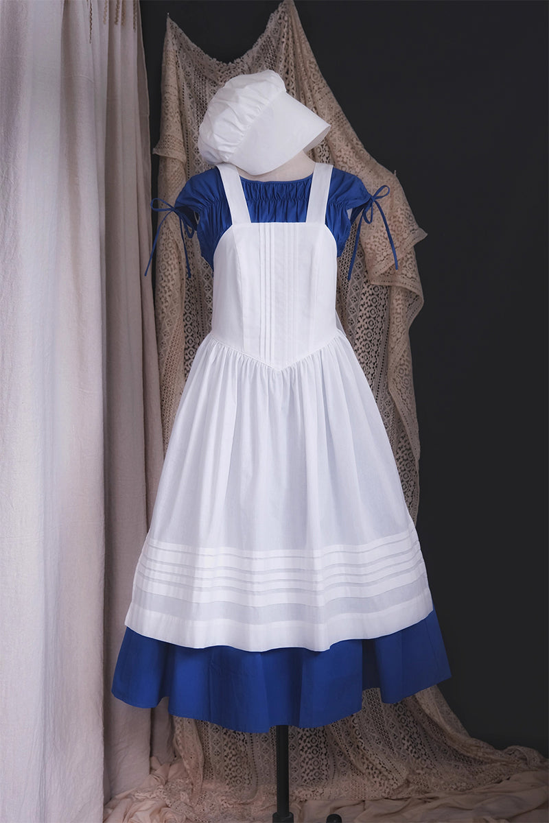 Birch Song エプロン(ロング丈・Mサイズ)【mukumuro】