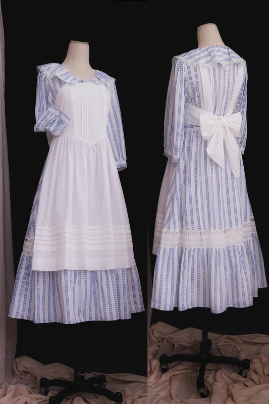 Birch Song エプロン(ロング丈・Lサイズ)【mukumuro】