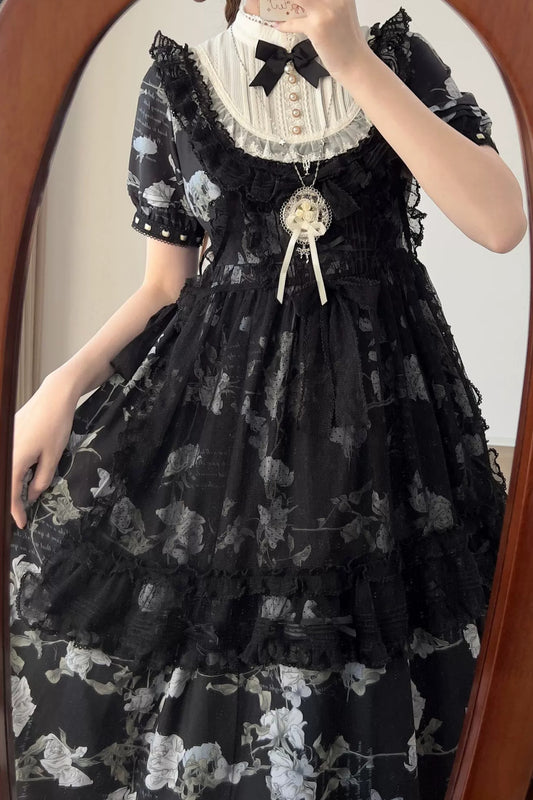【受注予約~5/26】ドッドチュールフリルエプロン【Uncle's Workshop】
