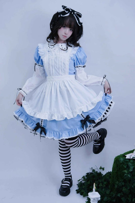 Lady Cotton Lace Apron【Rose Noire】