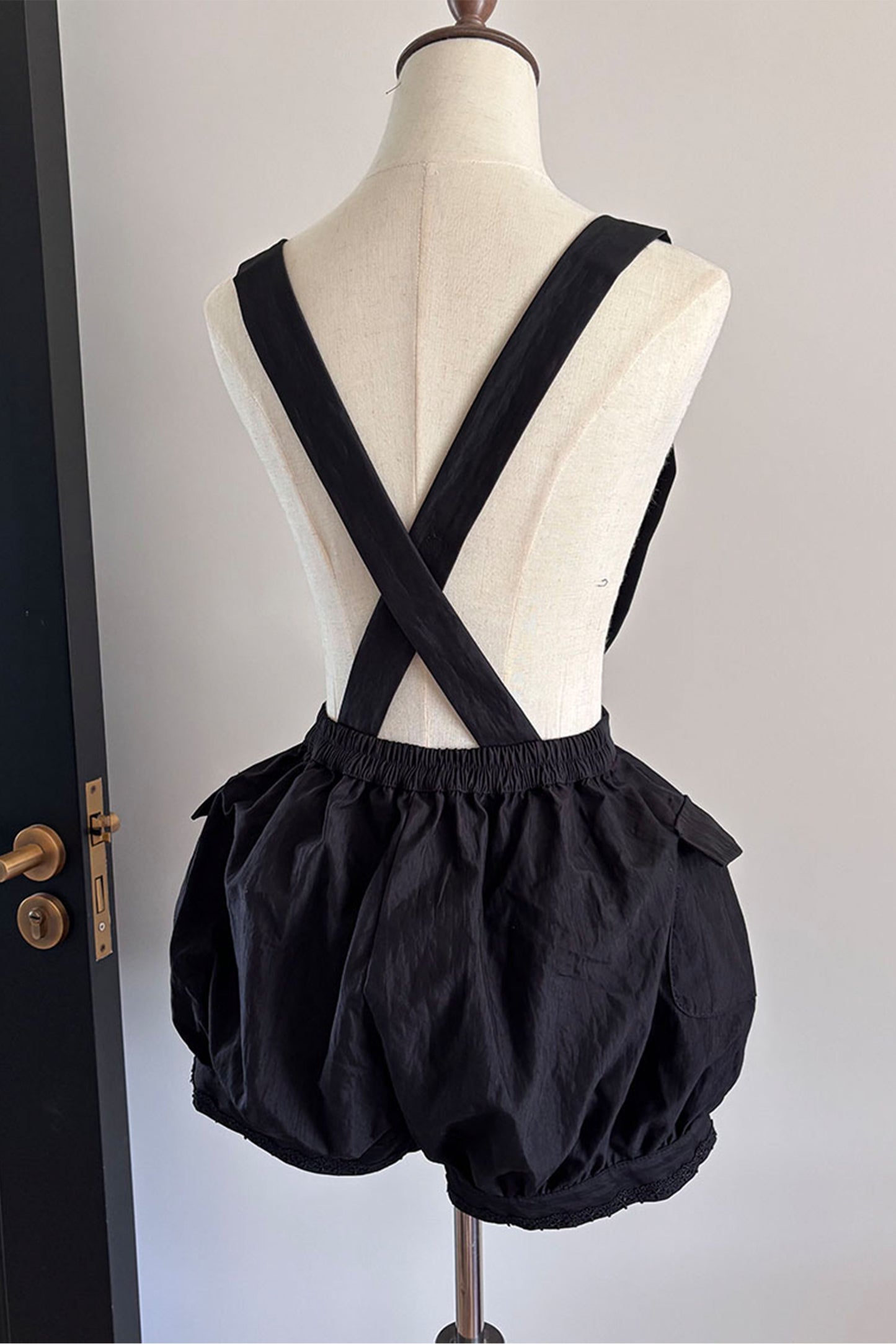 サスペンダー付きバルーンパンツ【FlowerFairyDaily】