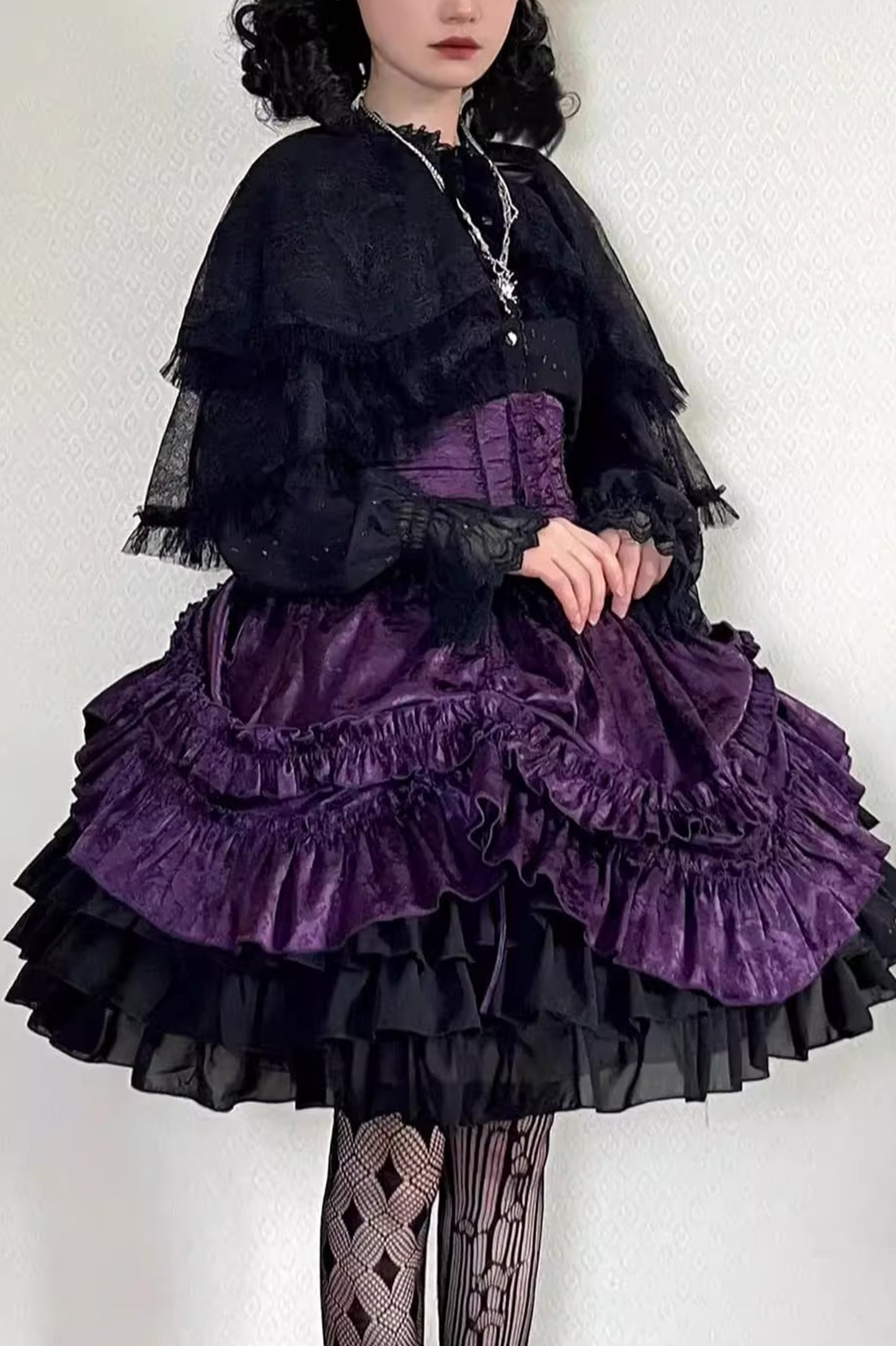 Purple MaMa スカート【蓝月石绮梦】