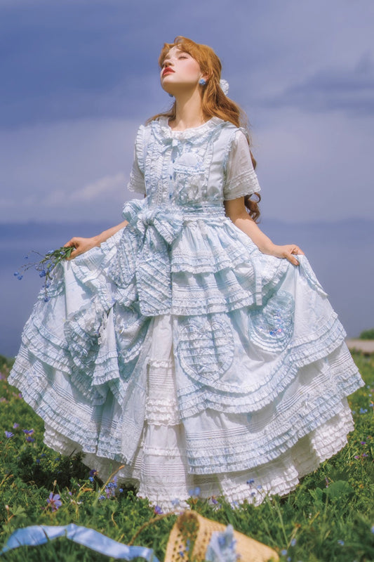 【受注予約~8/18】くらげのともしび スカート【MONO GIRL】