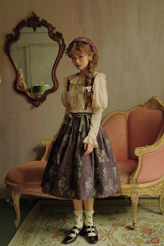 【受注予約~8/7】ロワールのブドウ園3.0 スカート【仲夏物語】