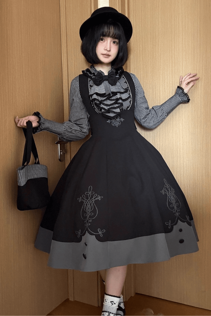 【受注予約~10/7】Laiya Academy スカート【iris de nuit】