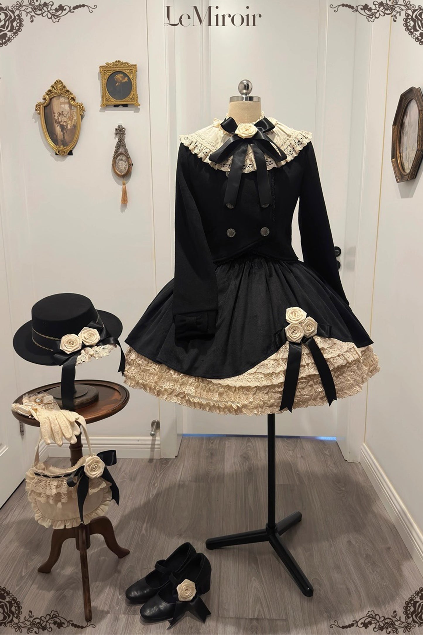 【受注予約~11/12】Winter Solstice スカート【Le Miroir】