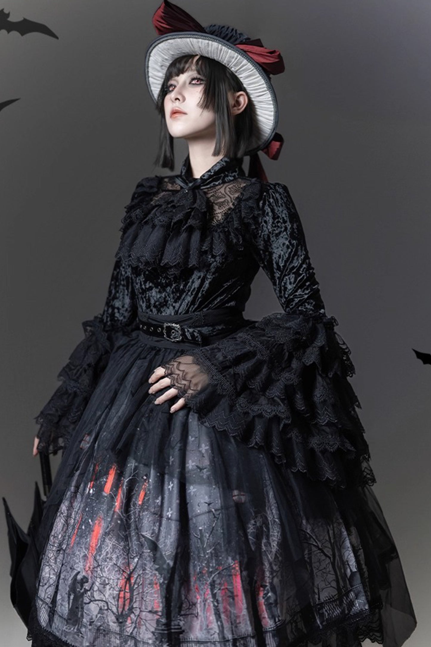 【受注予約~11/13】Bloodthirsty 2.0 スカート・トップス【物語者】