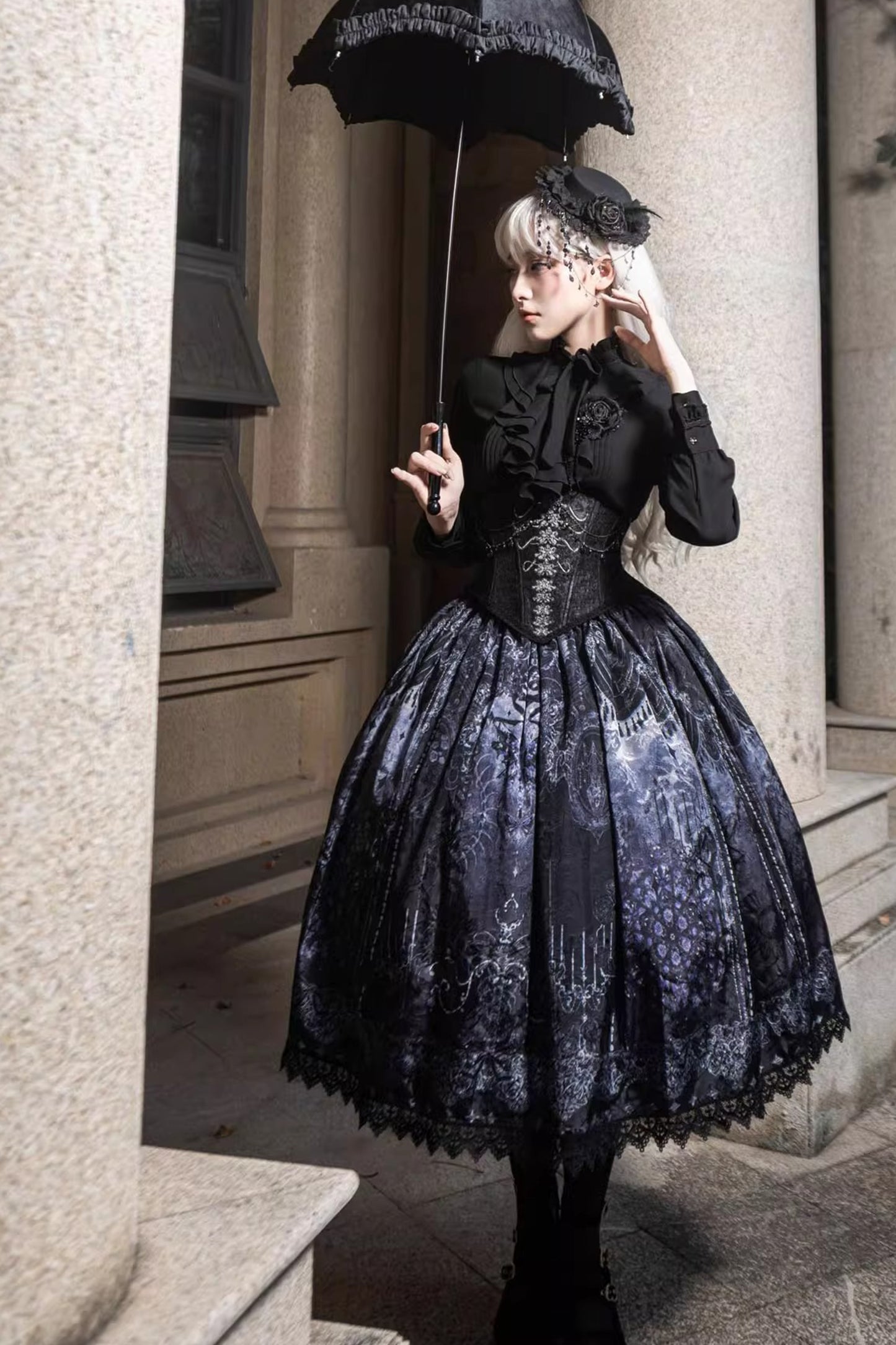 【受注予約~11/20】Butterfly Bone スカート【SUSIN】