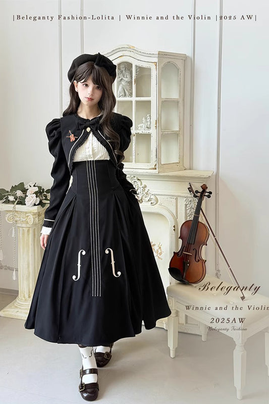 【受注予約~11/18】Winnie and the Violin スカート・ジャケット【Beleganty】