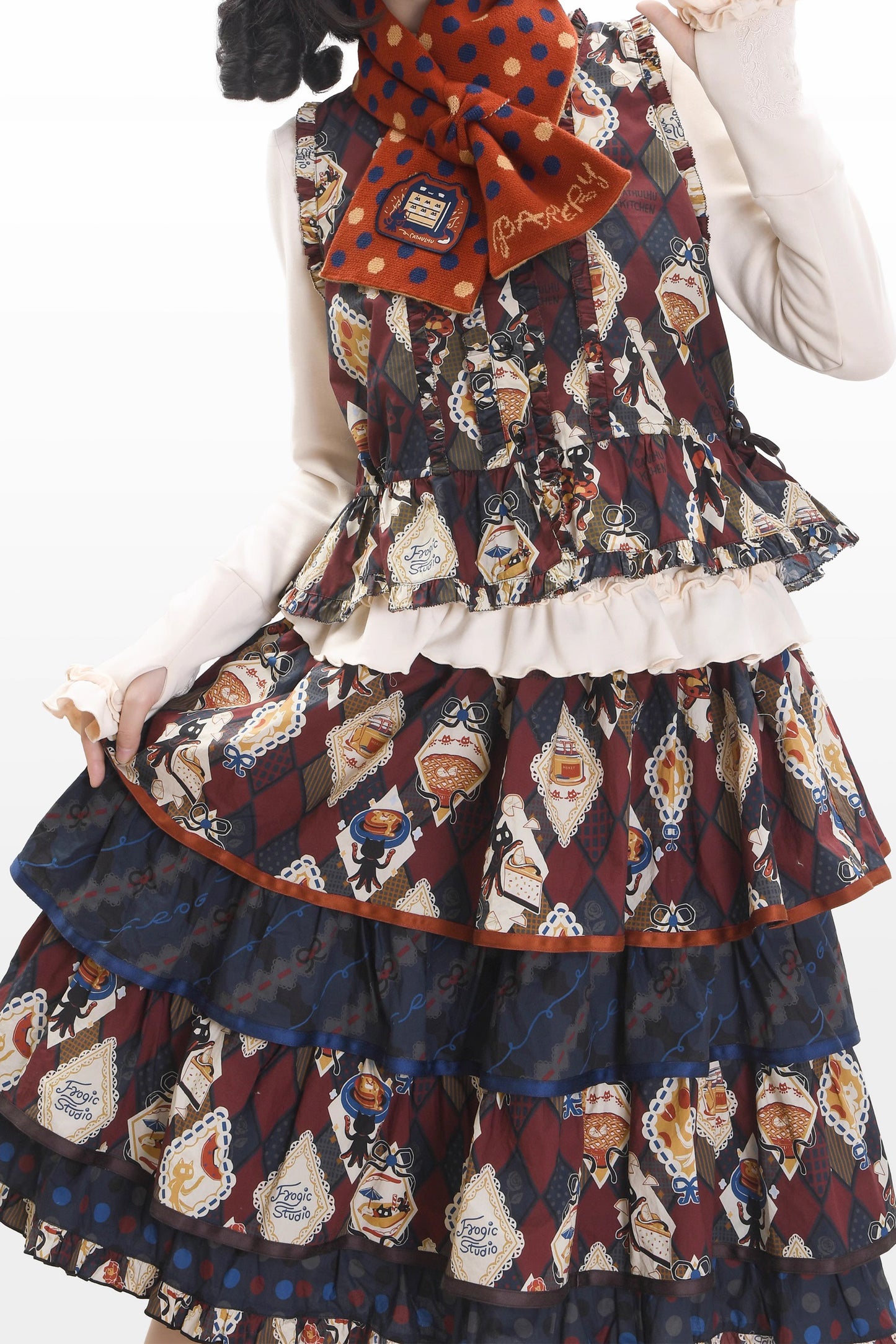 Cat Afternoon Tea スカート【FrogicStudio】