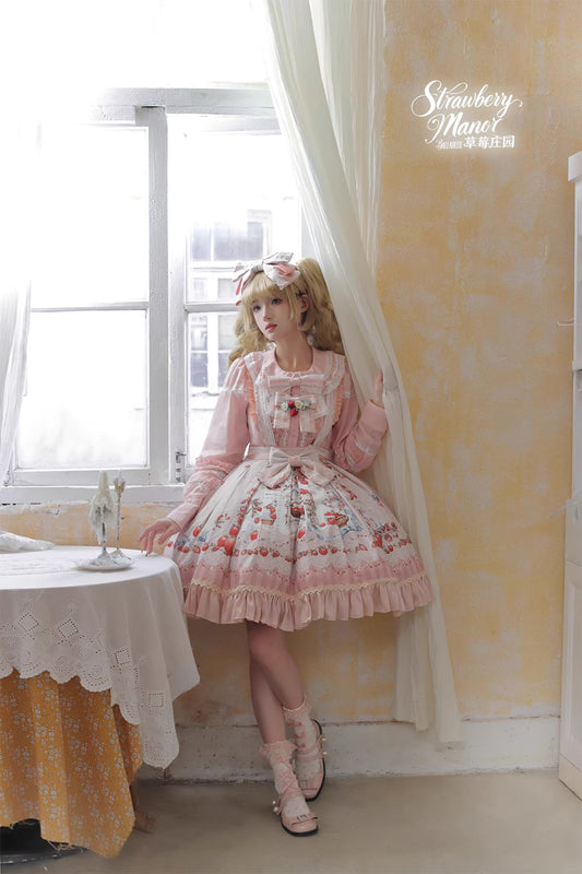 【受注予約~12/16】Strawberry Manor スカート【Balladeer】
