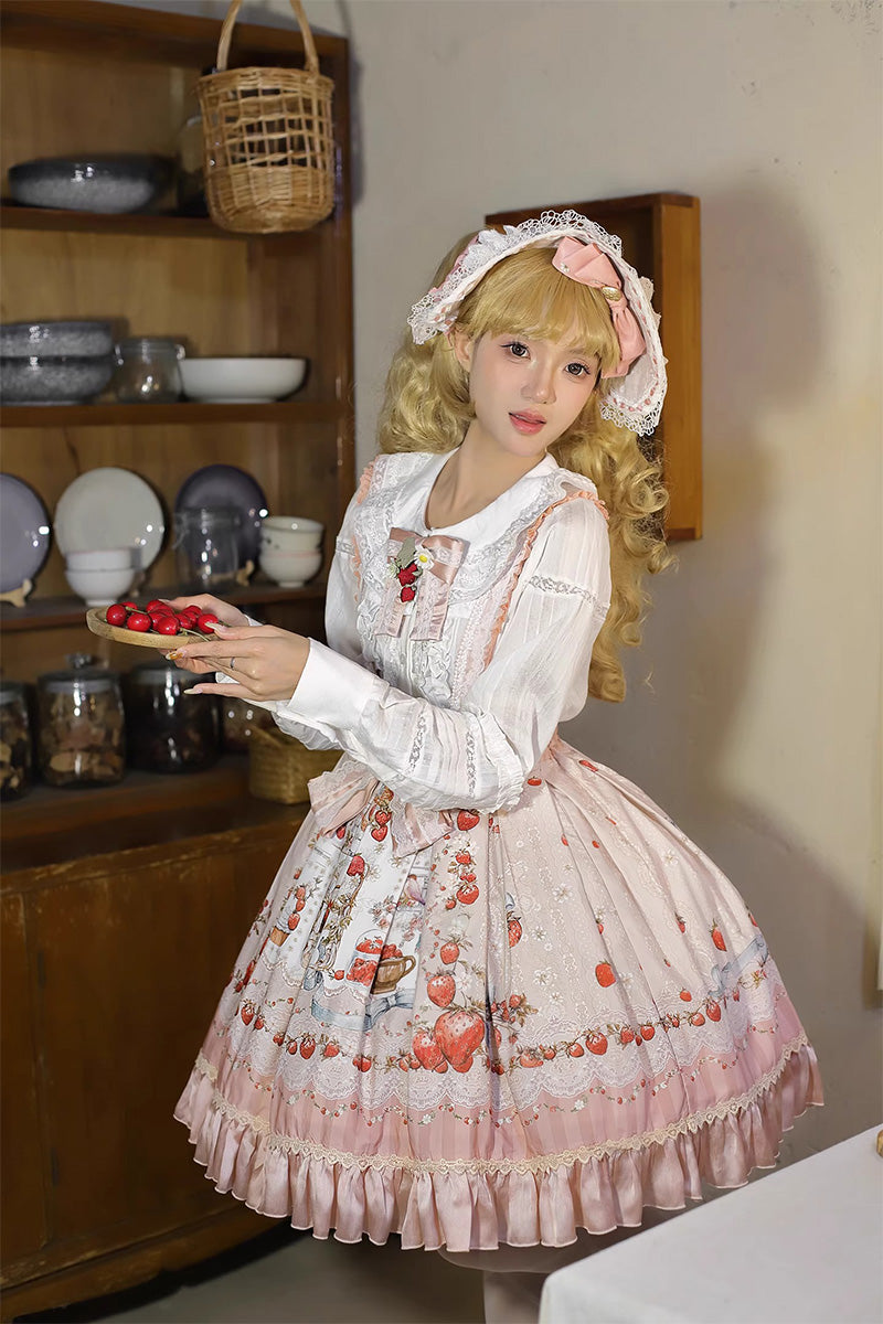 【受注予約~12/16】Strawberry Manor スカート【Balladeer】