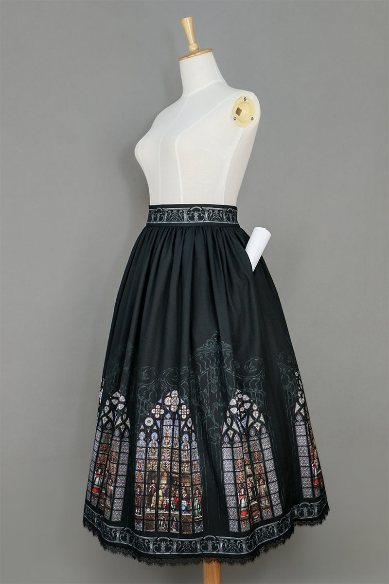 【受注予約~12/18】Immortals スカート(ギャザー)【AcyutHorizon】