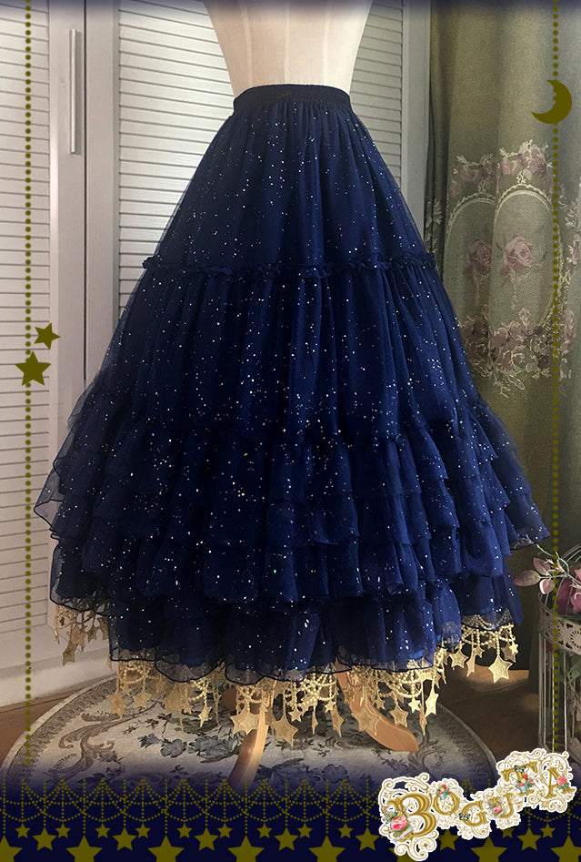 お星さまアンダースカート(ネイビー)【BOGUTA×Epetice】