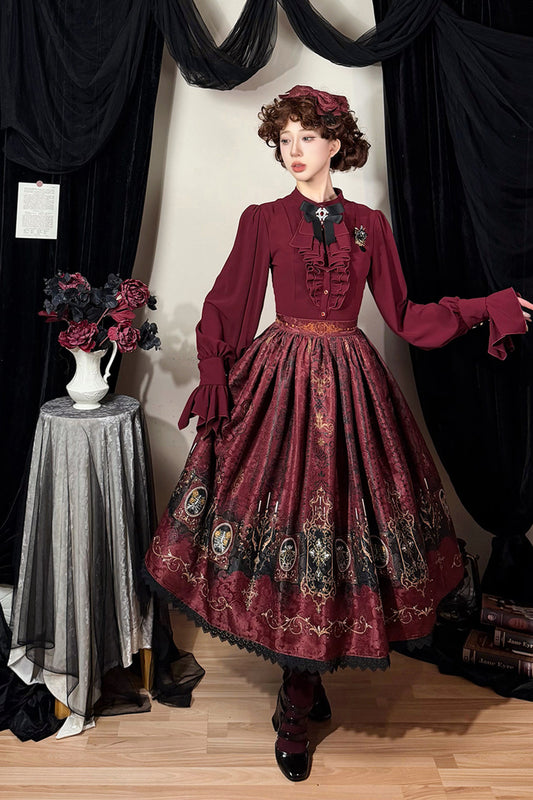 【受注予約~1/18】Blood Night Lamplighter スカート【Miss Cube】