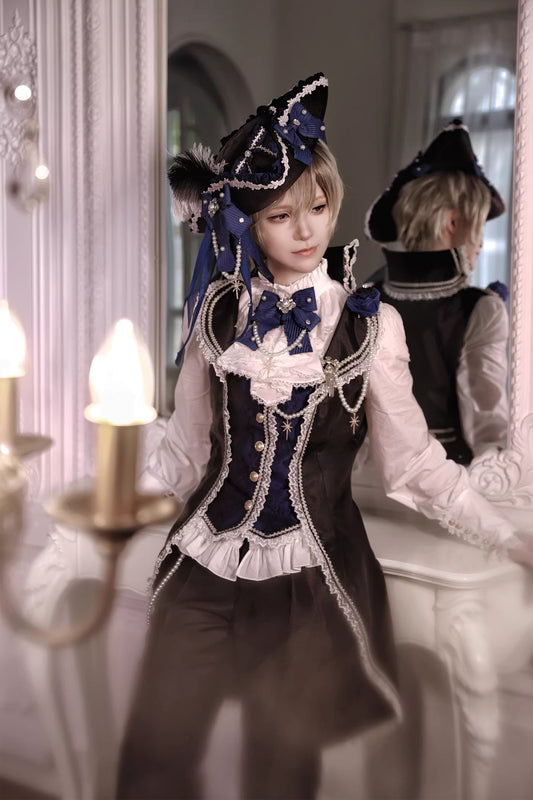 【受注予約~4/8】Le Bal des Etoiles ベスト・ブラウス・パンツ・フルセット【Henrietta】