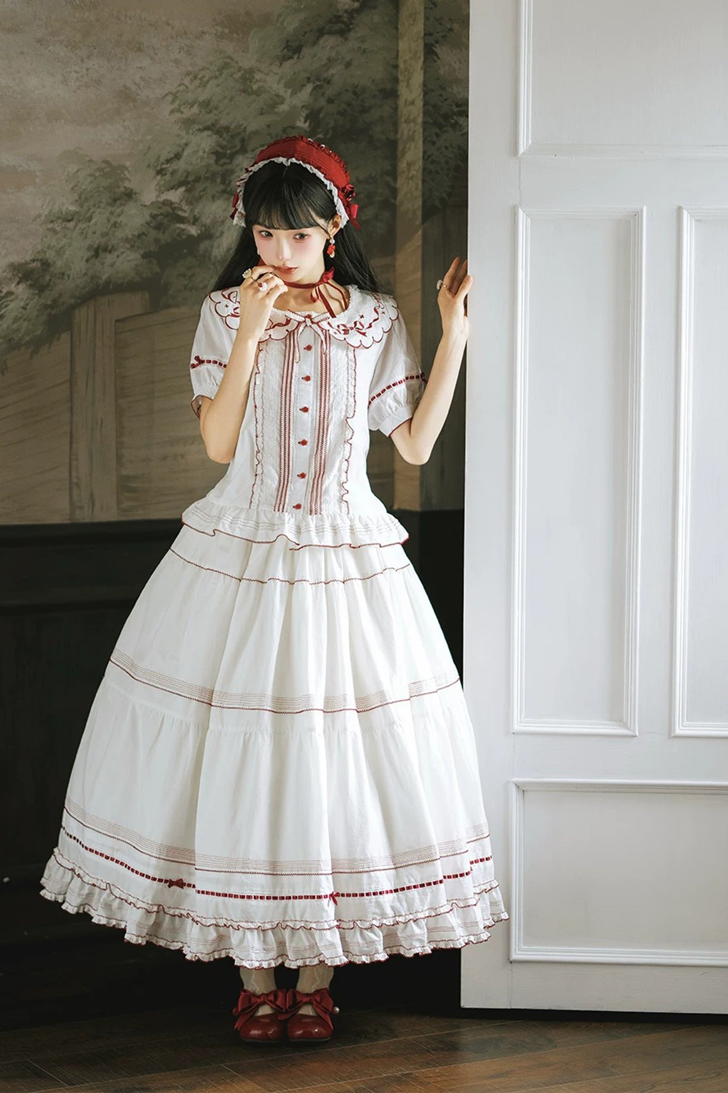 【受注予約~7/23】Orchard of the Four Seasons スカート【Miss Point】