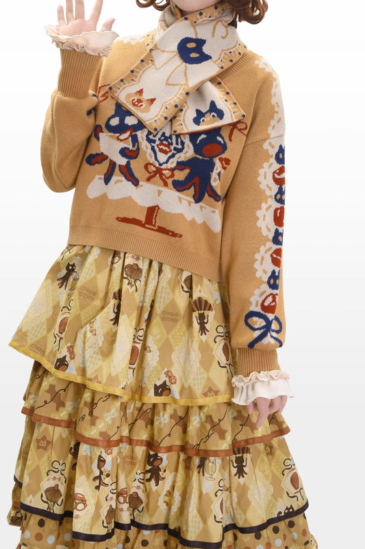 Cat Afternoon Tea ニット・トップス【FrogicStudio】