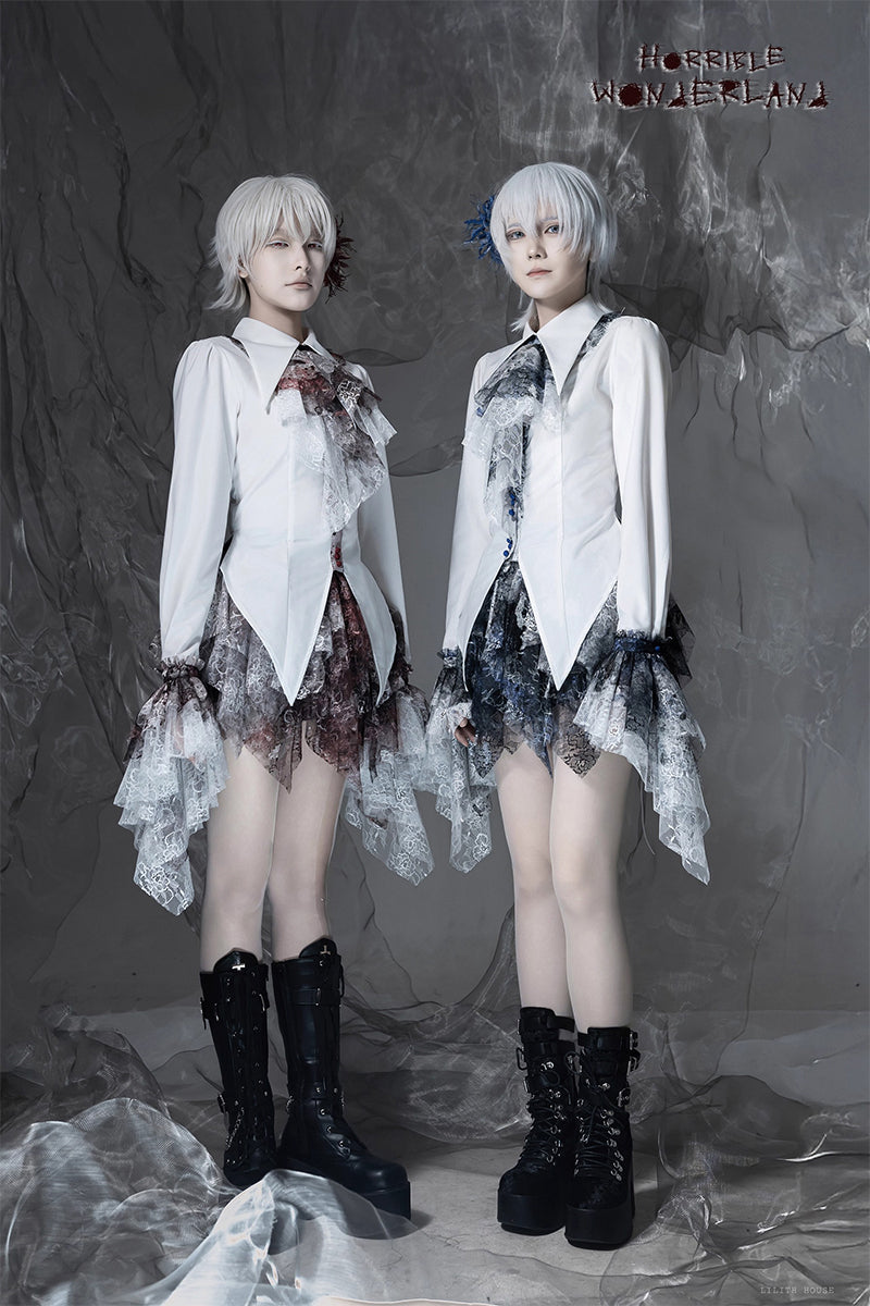 【受注予約~12/10】Horrible Wonderland ブラウス(無地ver.)【Lilith House】