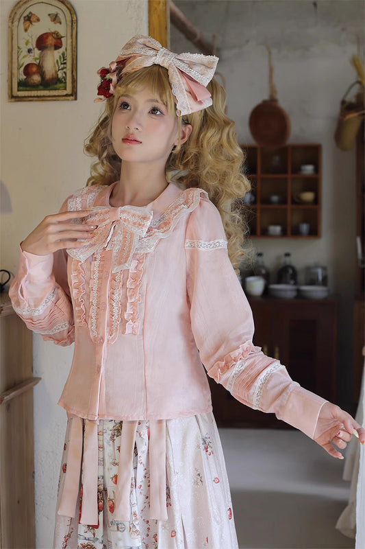【受注予約~12/16】Strawberry Manor ブラウス【Balladeer】