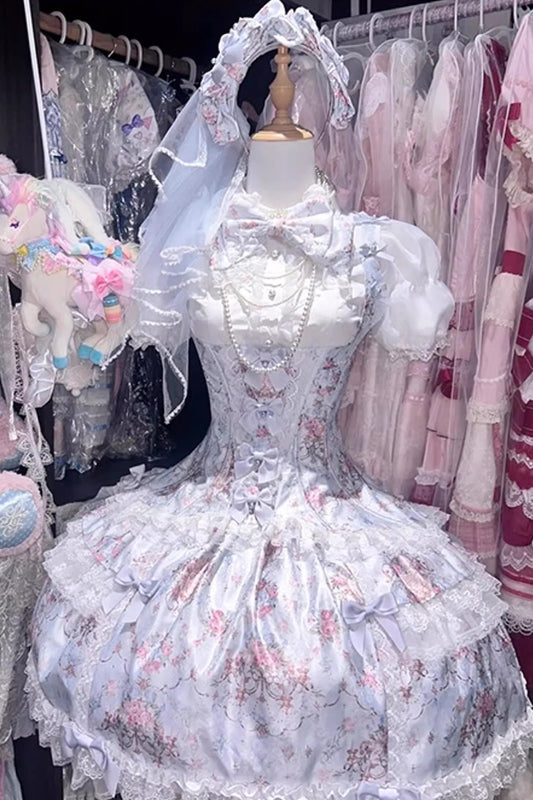 【受注予約~1/7】鏡中花 ブラウス【Dream Lolita】