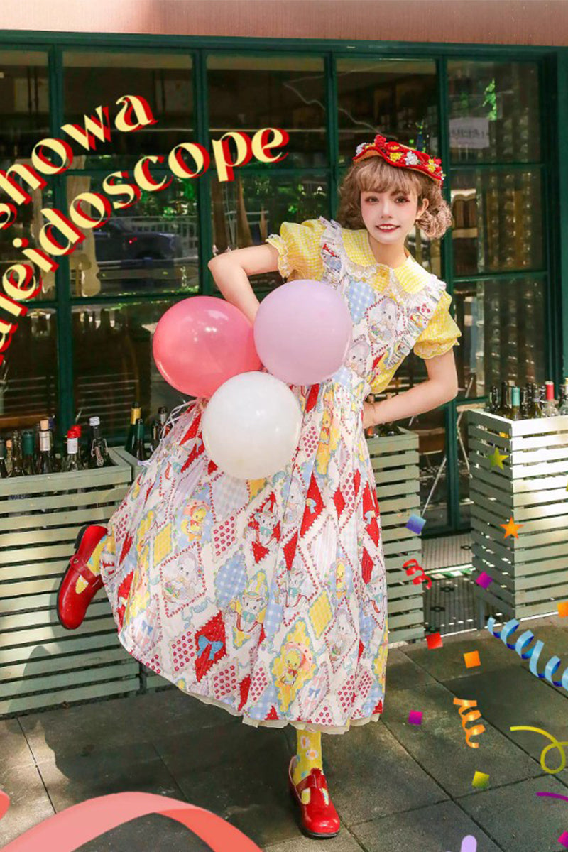 【受注予約~2/25】RETRO FLOWER ジレ・スカート【南十字宇宙洋服社】