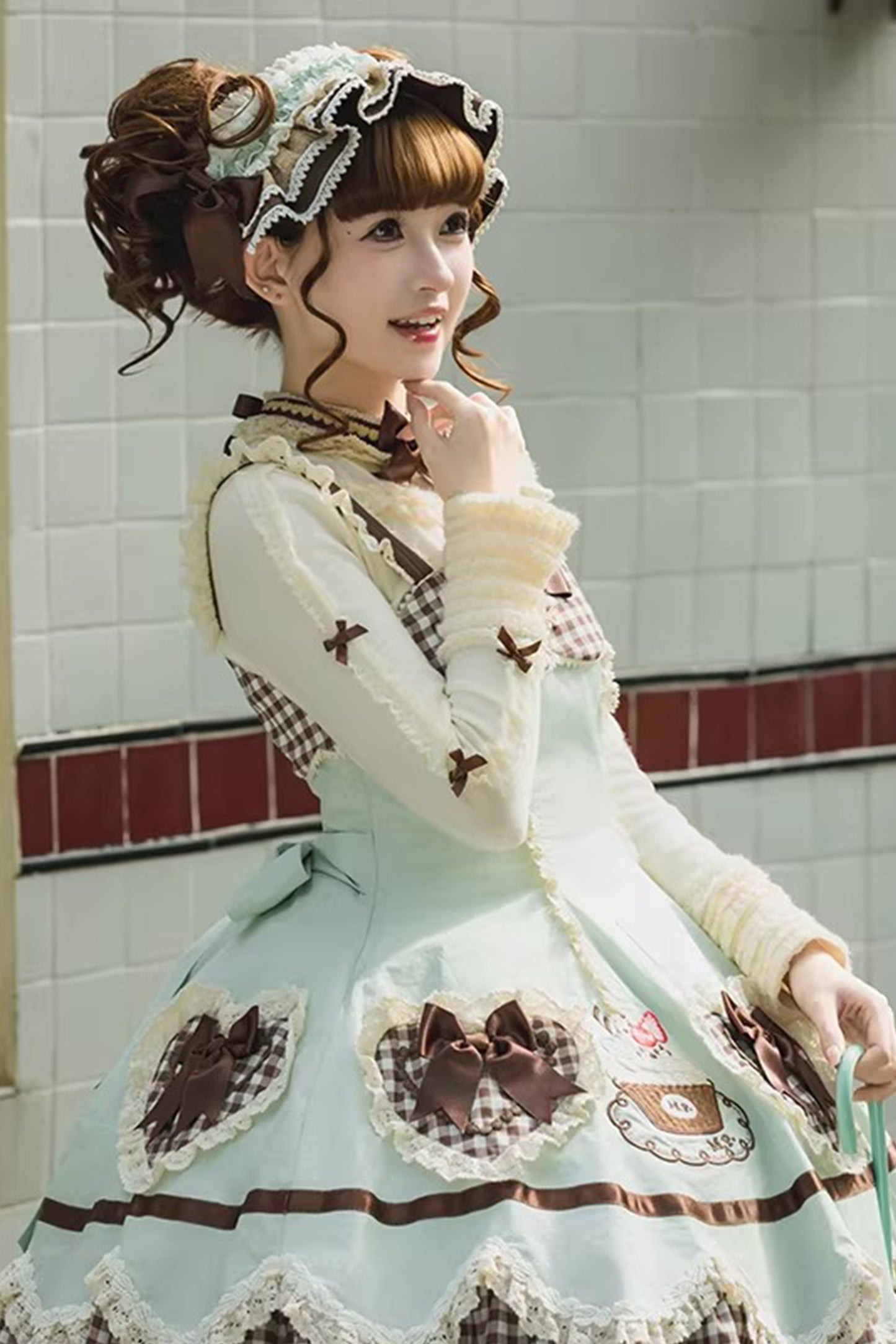 【受注予約~1/26】CupCakes ブラウス【花与珍珠匣】