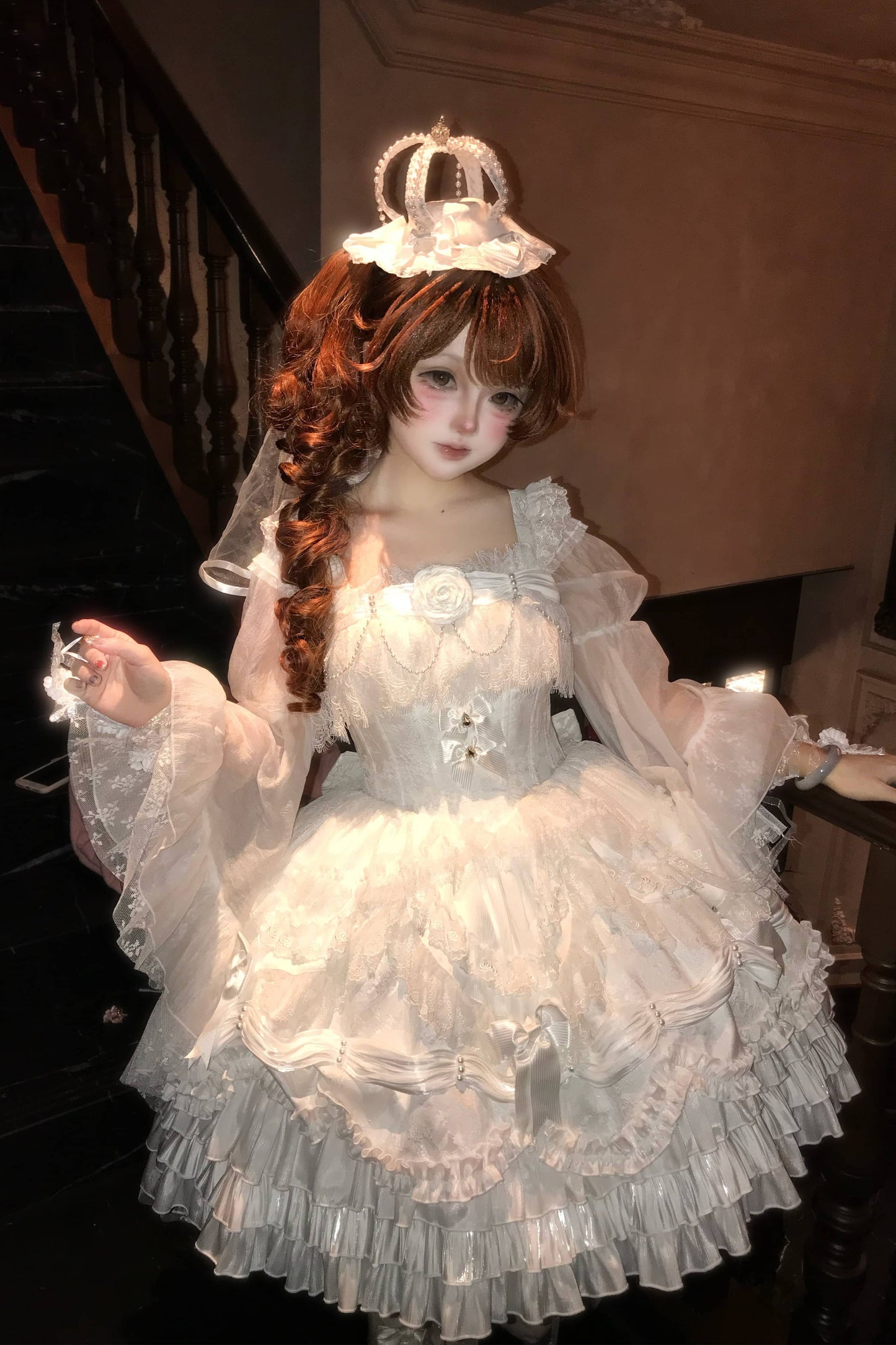 【受注予約~2/19】舞踏会の姫袖ブラウス【Starry Messenger】